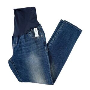 Old Navy Maternity Jeans Size 14 Regular Length Skinny DISTRESSED Full Panel *T5
